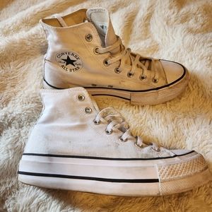Converse hi top platforms